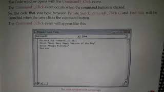 Class-8th,Ch-6(Writing the code in Visual Basic)Part-2