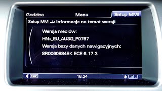 Rodzaje Audi MMI (2G 3G 3G+ RMC MSTD MHI2 MHIG MHS2) screenshot 4