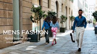 MEN’S STYLE IN MILAN 2026 Elegant Streetwear & Luxury Smart Casual Trends