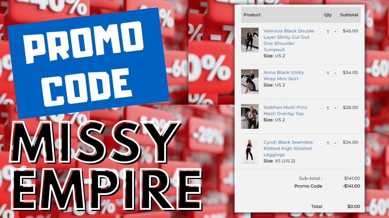 Missy Empire PROMO CODES 2022 ✅ Get Free & Verified Missy Empire Discount Code