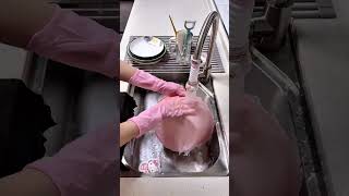 Quick wash of single-person dishes and bowls #Immersive#Wash the dishes#Decompress#Hel
