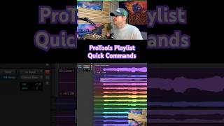 Quick Commands For Playlisting In ProTools! #protools #playlist