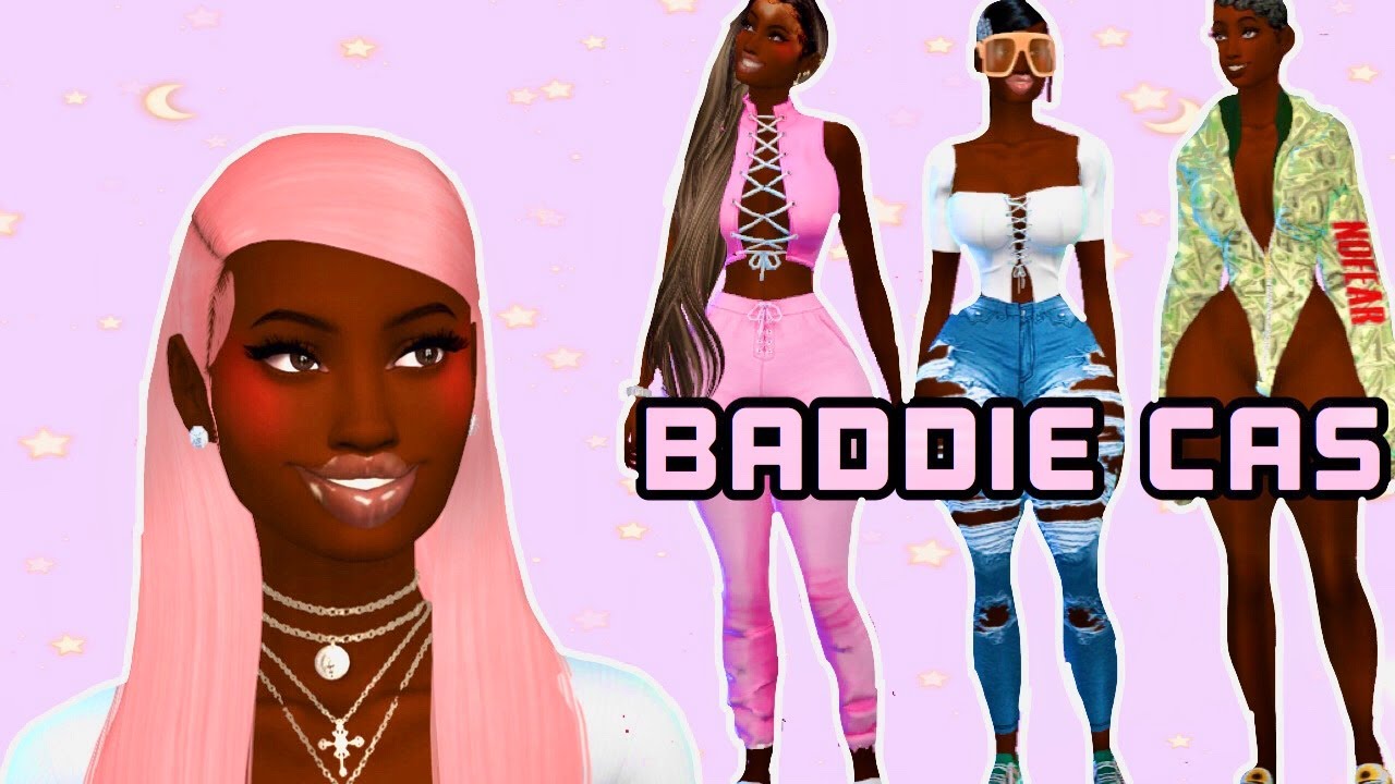 THE SIMS 4| BADDIE CAS + CC LIST - YouTube