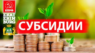 КАК ПОЛУЧИТЬ СУБСИДИЮ ОТ ГОСУДАРСТВА?