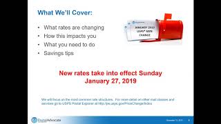 January 2019 USPS® Rate Change – What You Need To Know