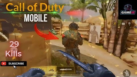 Call of duty Mobile ll Epic Knife only challenge ll Zero death