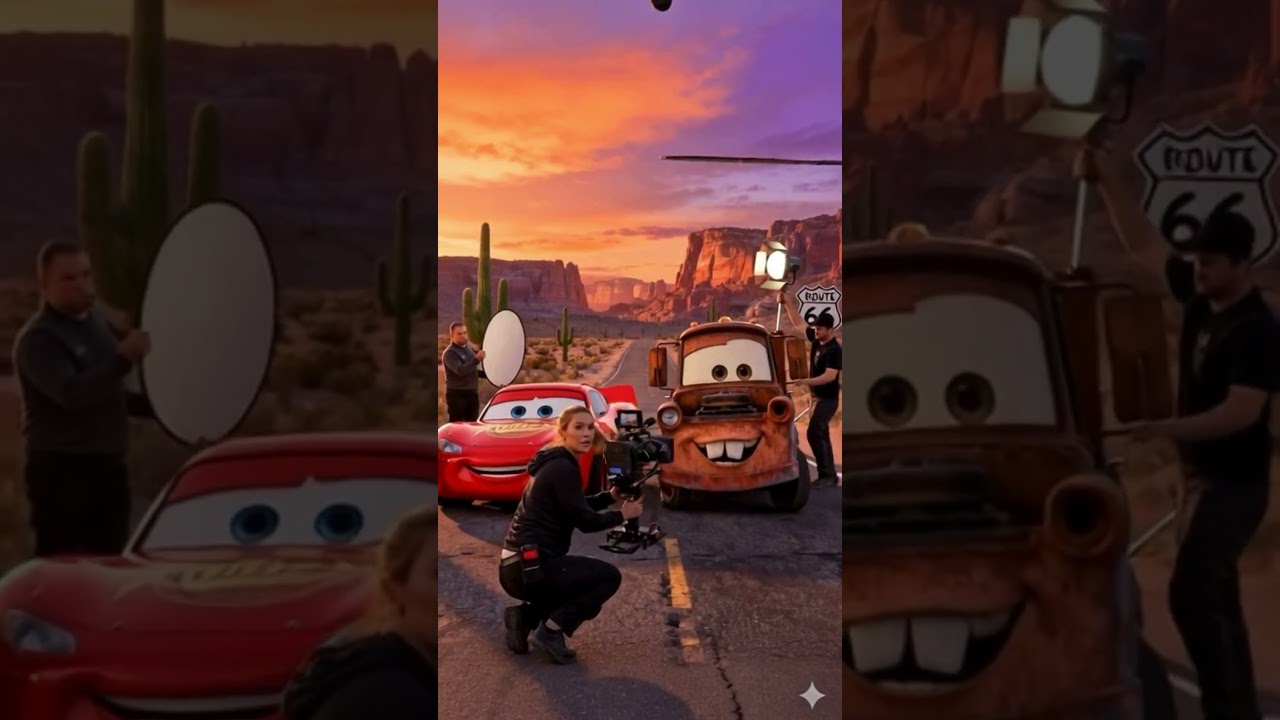 Cars movie Bts-Behind the Scene | 