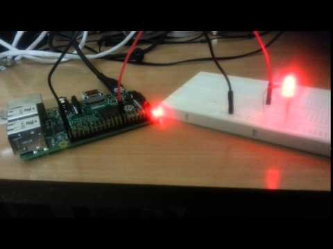 Raspberry pi controlling LED intensity using PWM