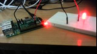 Raspberry pi controlling LED intensity using PWM