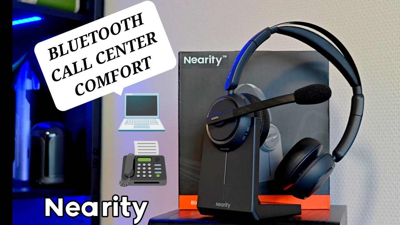 CSL - Cuffie Bluetooth e Stazione di Carica - Cuffie per Receptionist telefonia skype - Cuffie