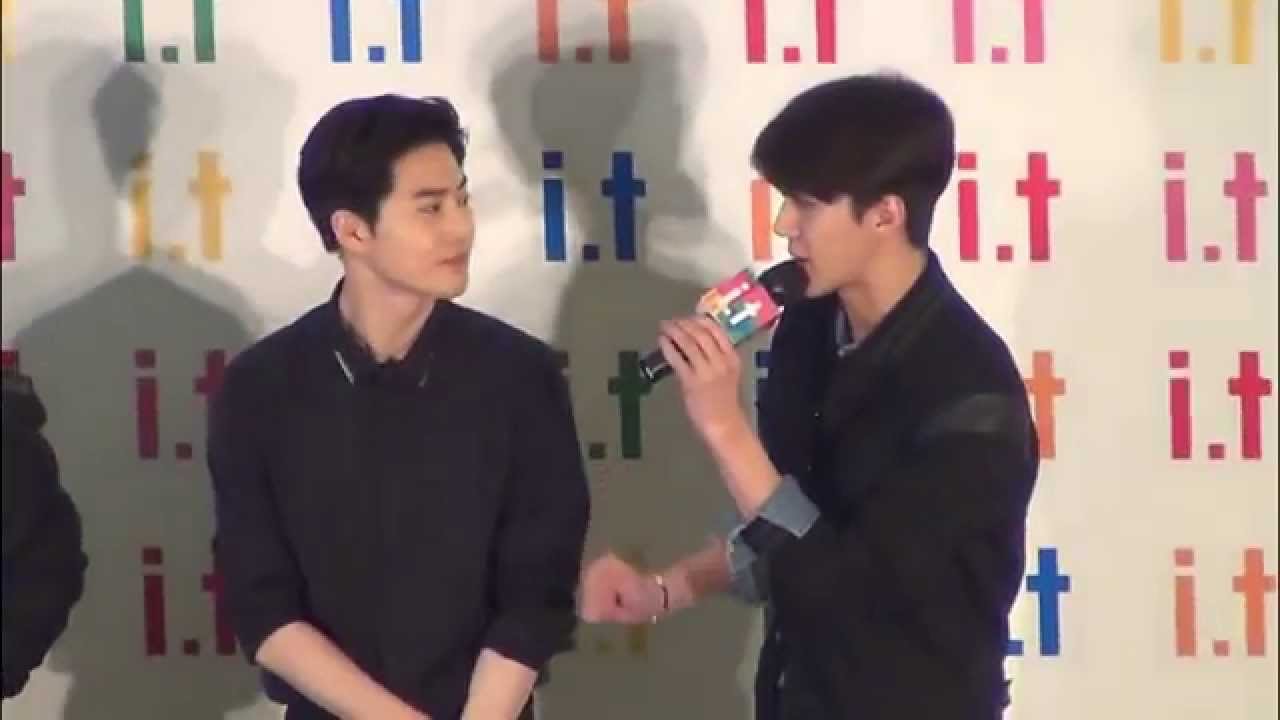 EXO(엑소) - Suho(수호)、世勛Sehun(세훈) KMIX Opening Ceremony In Hong Kong 20150506