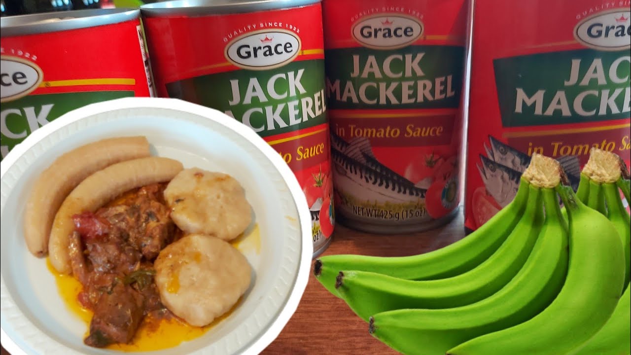 Jack Mackerel And Green bananas Breakfast Cooking With Mr Nice YouTube