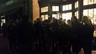 New Albany High School A Cappella Choir Holiday Event at Library 2014