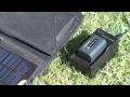 My Sony Handycam Solar Charging setup, using a Goal0 Nomad 7M