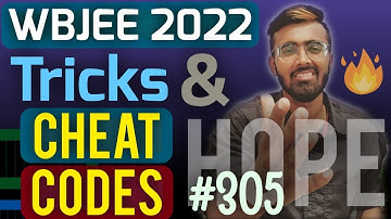 90 Out Of 200 Marks Using Tricks🔥🔥🔥| Tricks & Cheat Codes #305 #wbjee2022 #wbjee