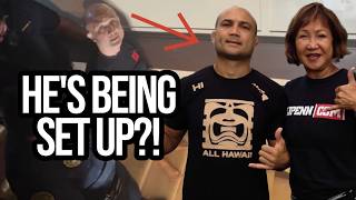 BJ Penn RELEASES FOOTAGE OF ARREST for Harassment, Mom Granted Temporary Restraining Order