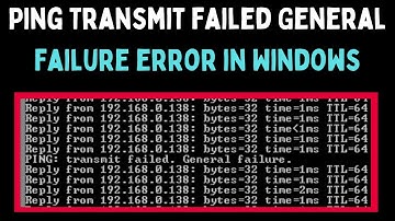 How to Fix Ping Transmit Failed General Failure Error in Windows 11