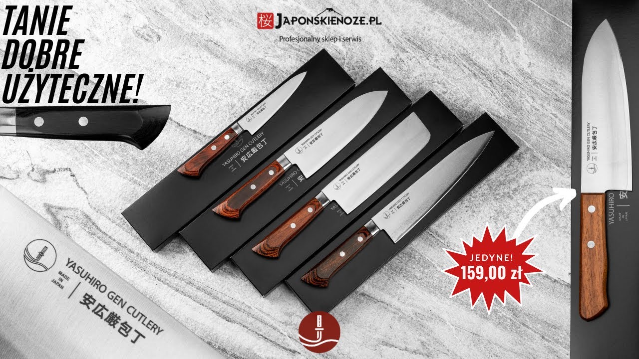 🔥TANIO jak Nigdy! Unboxing Yasuhiro Gen – Japońskie Noże Premium Made in Japan🔪