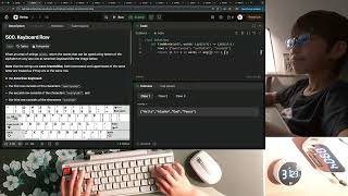 LeetCode | Python | HHKB keyboard | 40 min real time | no talking | EP-13