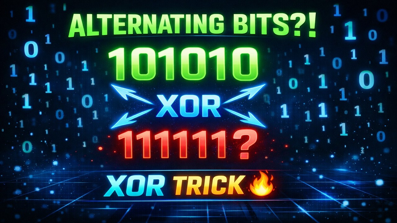 Leetcode 693. Двоичное число с чередующимися битами | Руководство по подготовке к собеседованию п...