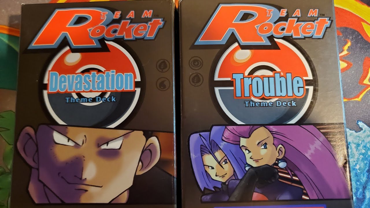 Pokemon TCG: Team Rocket Decks Unboxing(WOTC - Devastation