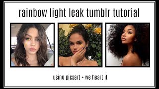 rainbow light leak tumblr tutorial (instagram trend) screenshot 3