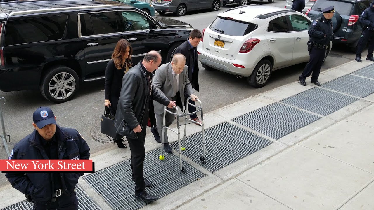 Harvey Weinstein arrival 1st Day of Jury Selection