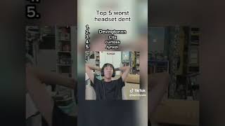 . Top 5 Headset headphone dents #jynxzi #clix #tyler1 #headsetdent #dent