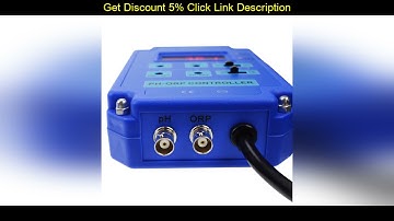 Top Digital pH ORP Redox 2 in 1 Controller Monitor w/ Output Power Relay Control Aquarium Hydroponi