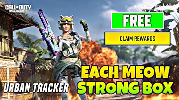 Free Urban Tracker Each Meow StrongboxTrailer COD Mobile | Urban Tracker CODM