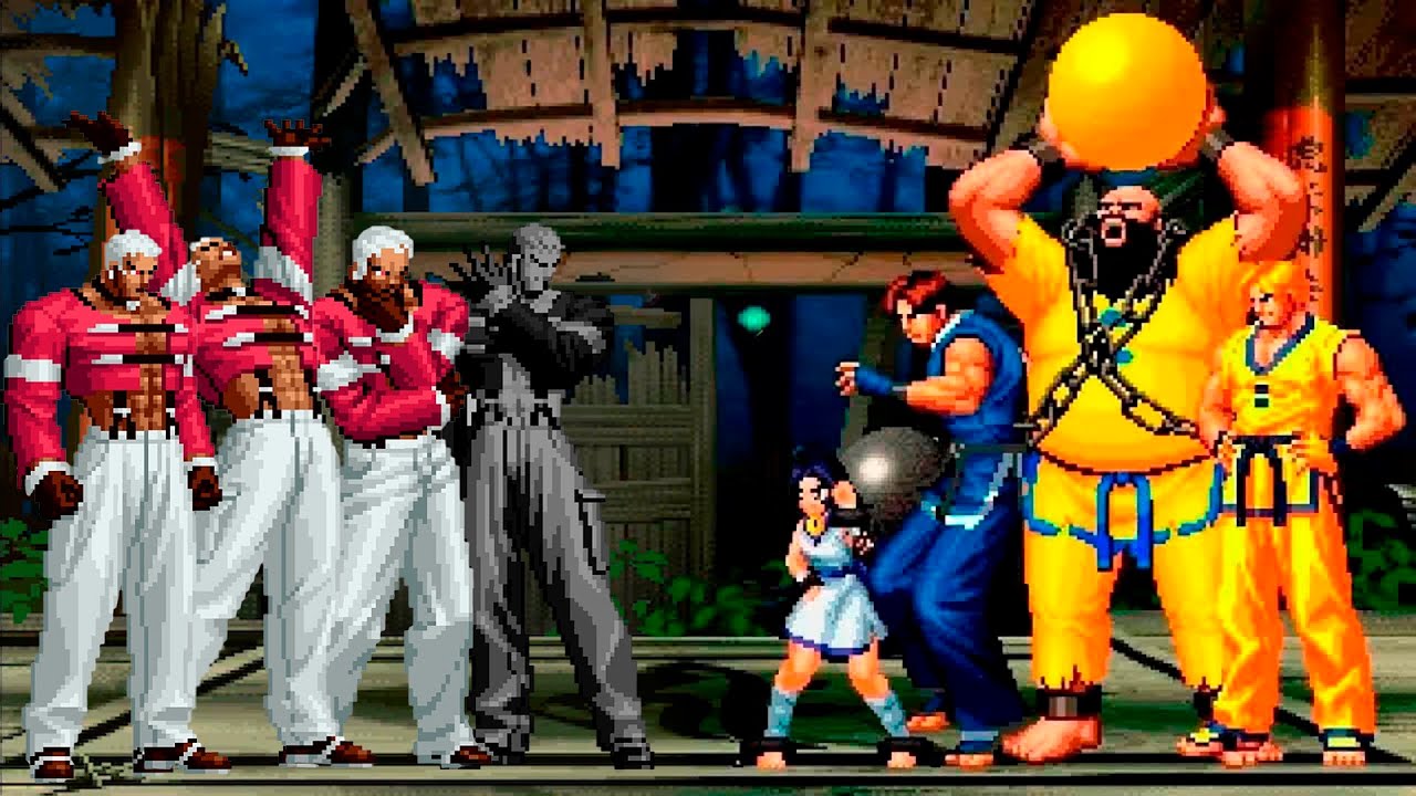 [KOF Mugen] Команда Яширо Нанакасе против команды Ким Капвана и команды Чанга Кохана