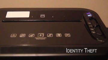 Short educational video of Identity Theft and the Shredder