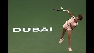 2018 Dubai Semifinal Daria Kasatkina Vs. Garbiñe Muguruza Wta Highlights