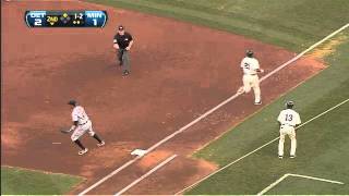 2011/07/22 Betemit's strong throw