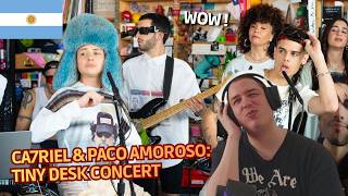 Frenchman Reacts To Ca7riel & Paco Amoroso: Tiny Desk Concert