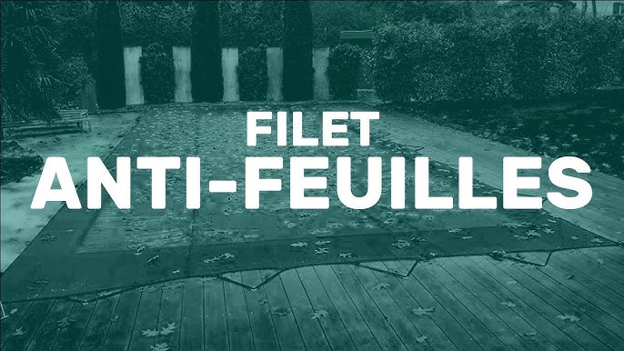 Filet anti-feuilles piscine 