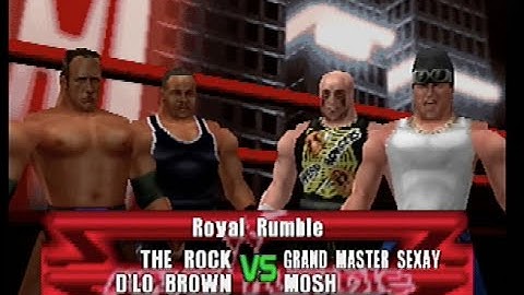 WWF No Mercy - The Rock - Royal Rumble match - Royal Rumble 2000 (Expert)
