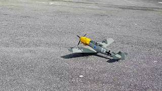 20180422 Durafly BF-109E with spitfire propeller