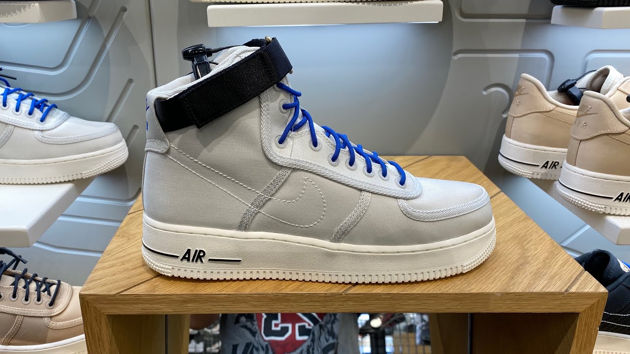 Nike Air Force 1 High “Moving Company” (Photon Dust/Black/Game Royal/Photon  Dust) - SKU: DV0790-001 