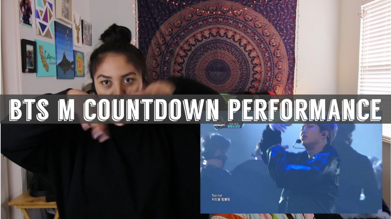 BTS M Countdown Performance to Spring day & Not Today | Reaction - YouTube