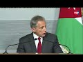 مؤتمر مشترك لرئيس الوزراء الأردني جعفر حسان واللبناني نواف سلام من السراي 