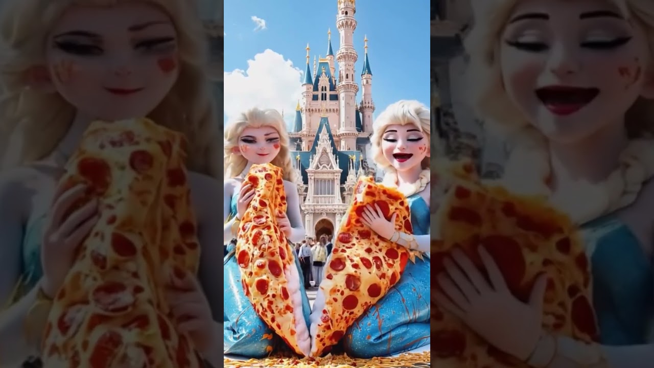 WTF Giant Elsa goes to Disney World 
