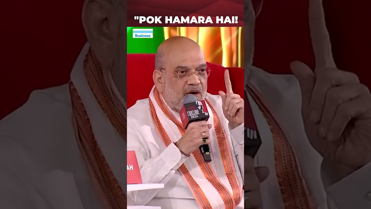 Amit Shah: Both Muslims, Hindus Of Pakistan-Occupied Kashmir Are Our Own