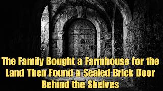The Family Bought a Farmhouse for the Land—Then Found a Sealed Brick Door Behind the Shelves