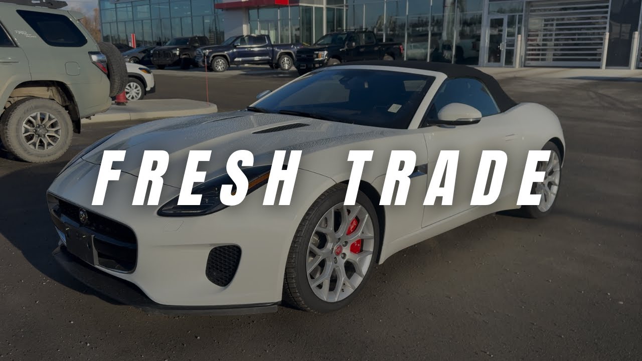 FRESH TRADE -  2018 JAGUAR F-TYPE  - CRANBROOK TOYOTA