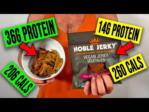 Homemade Vs Commercial Vegan Jerky (with delicious recipe)