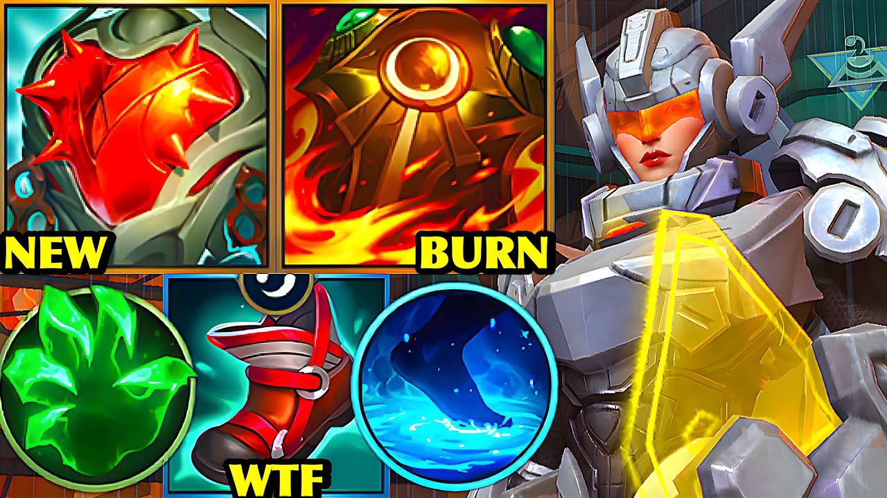 Wild Rift China Leona Support - NEW Heartsteel MAX TANK LEONA Build Runes - Challenger Rank