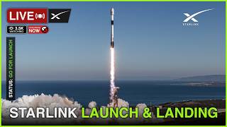 Live 🔴 Starlink 17-41 Mission : SpaceX Launches 25 Satellites from Vandenberg, California