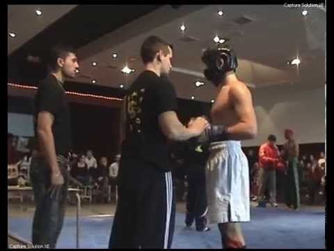 Combate de de Victor Arevalo kick-boxing