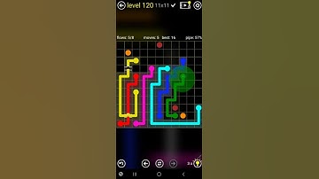 How To Solve Flow Free Bridges 11x11 Mania Pack Level 120 Board Walk Through Solution Walkthrough